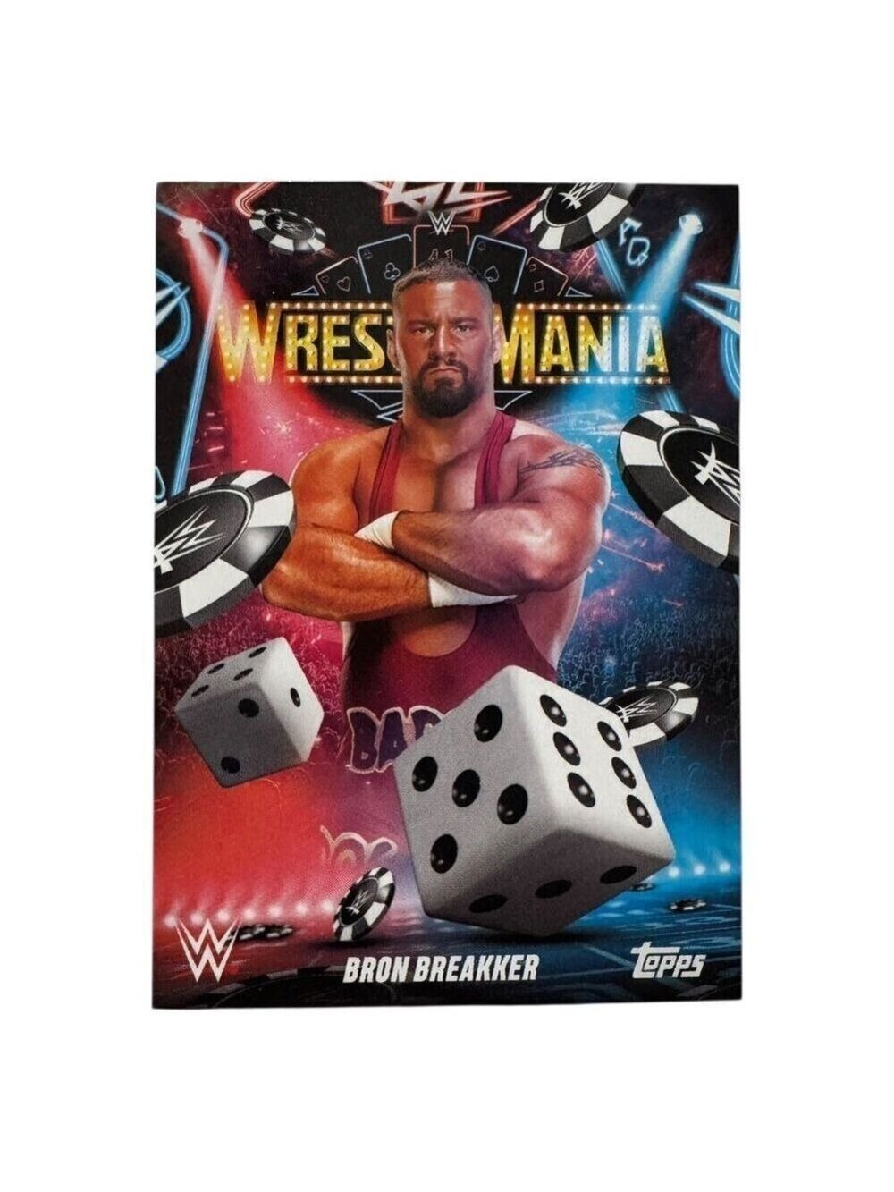 2025 Topps Wrestlemania 41 WWE WORLD Vegas Exclusive Card LE WM-15 BRON BREAKKER